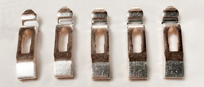 Srebrni kontakti, ki se uporabljajo za krmilnike tramvaja